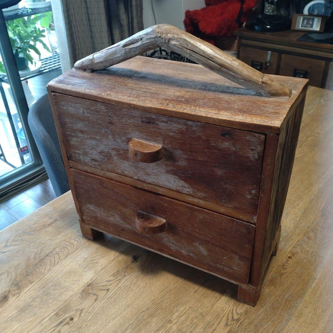 引き出し　小物入れ　古木引き出し