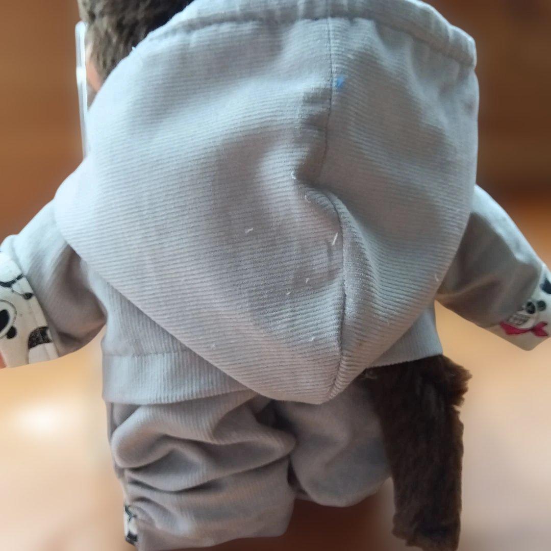 7-131 maki モンチッチ2L　M S用サロペット＆パーカー