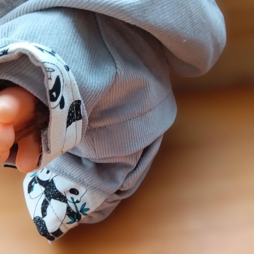 7-131 maki モンチッチ2L　M S用サロペット＆パーカー