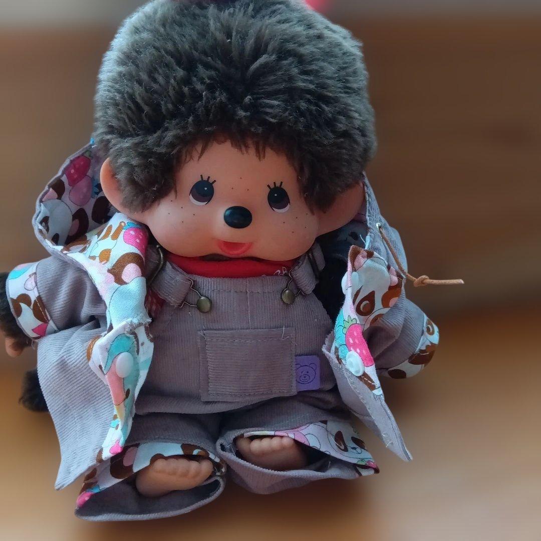 7-131 maki モンチッチ2L　M S用サロペット＆パーカー