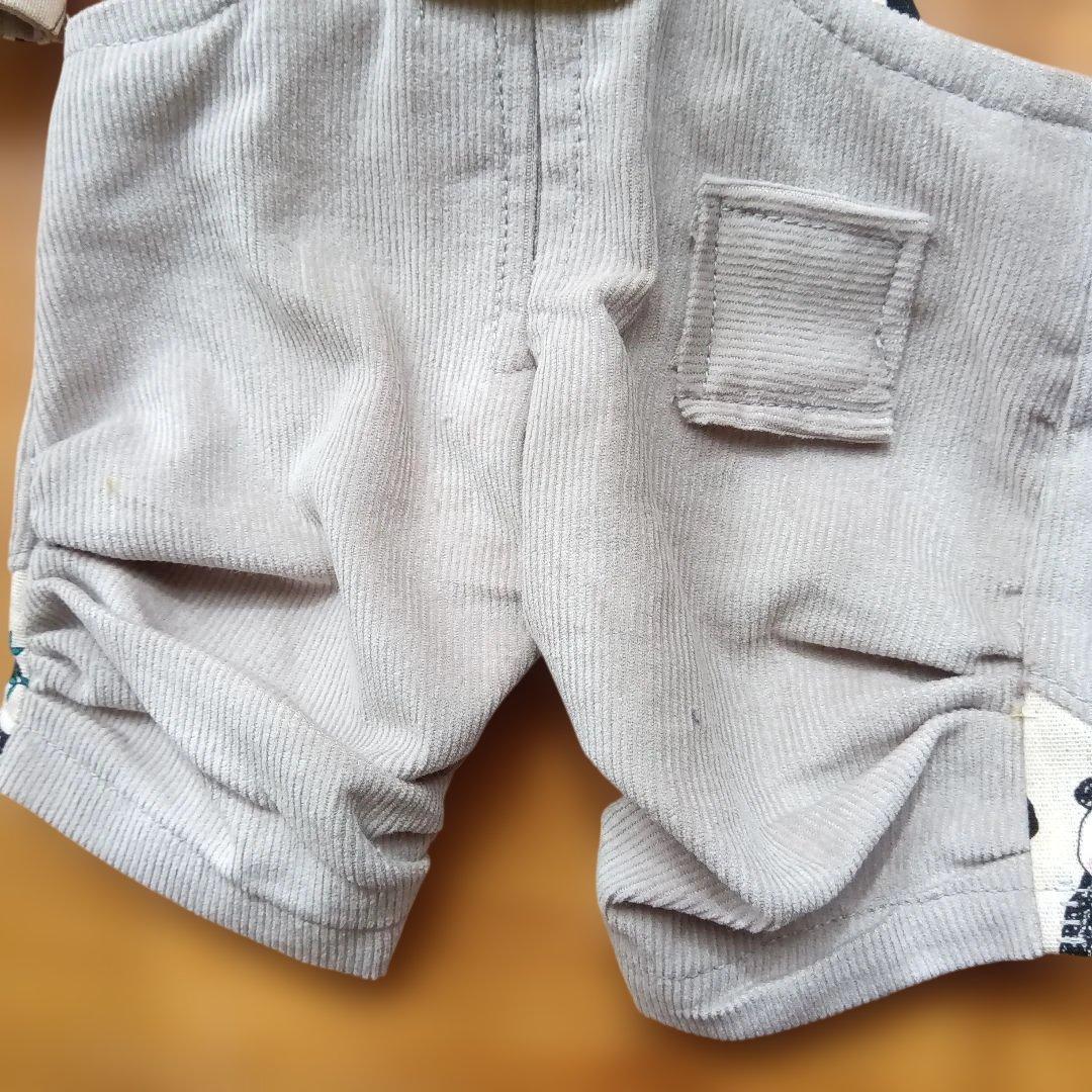 7-131 maki モンチッチ2L　M S用サロペット＆パーカー