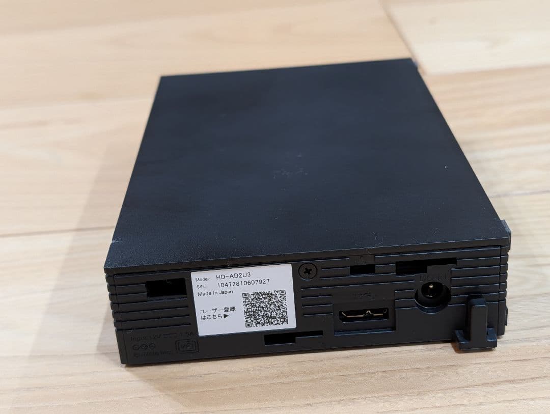 BUFFALO HD-AD2U3 2TB 外付け HDD