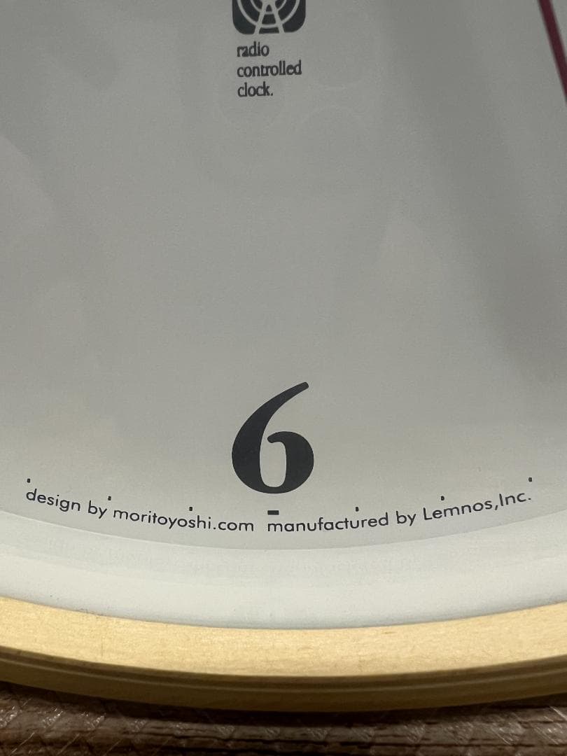 Lemnos Plywood clock 電波時計 ①