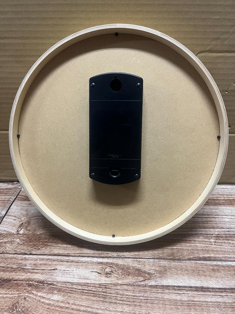 Lemnos Plywood clock 電波時計 ①