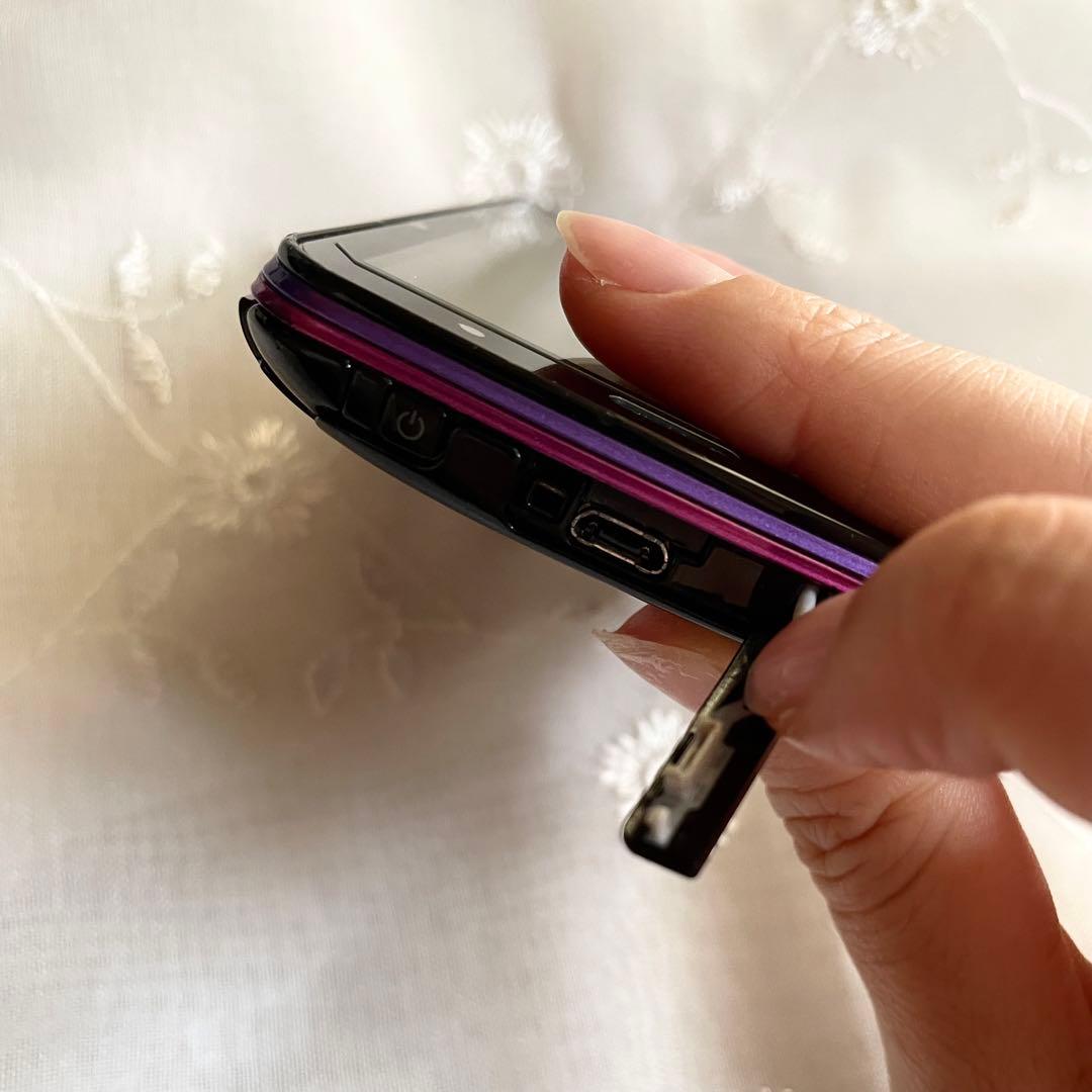 パナソニック NTTドコモ Androidスマートフォン本体 P-07C 黒③