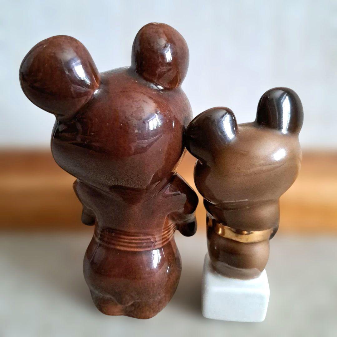 希少 レア 昭和 レトロ オリンピック グッズ こぐま 陶器 人形