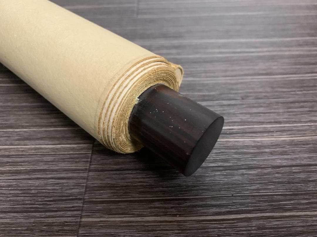 山本香泉 山水図 紙本 肉筆 掛軸 中国画 391