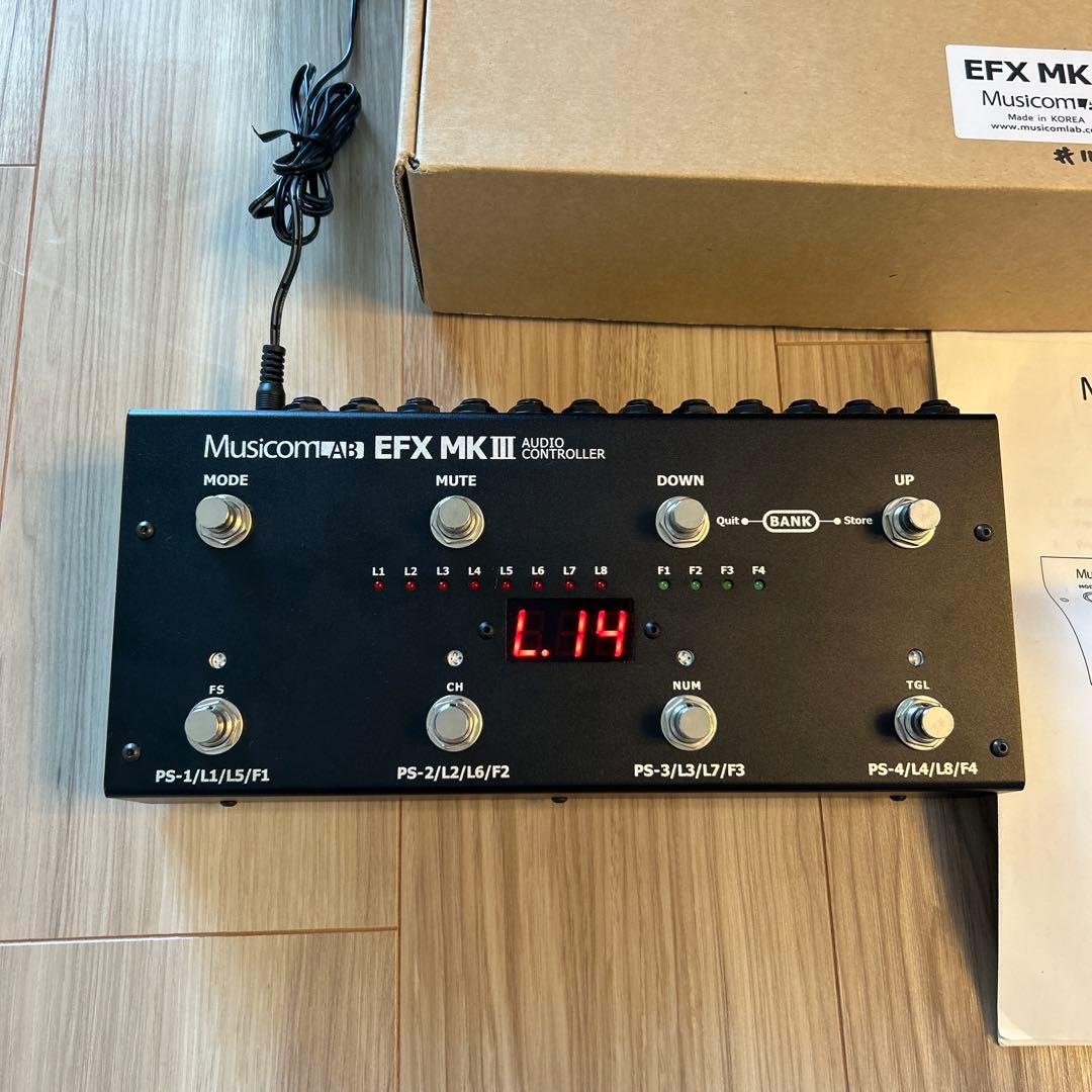MusicomLAB EFX MK III プログラマブルスイッチャー