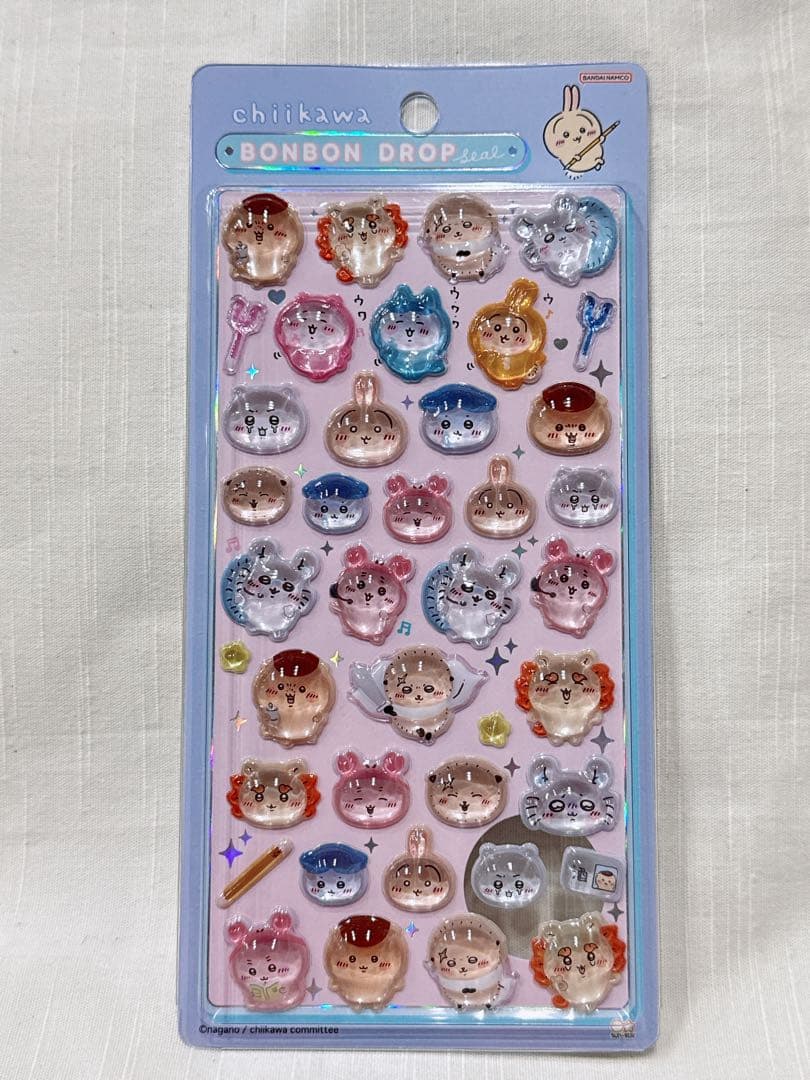ちいかわボンボンドロップシール3点＆ちいかわメルティシュシュシール