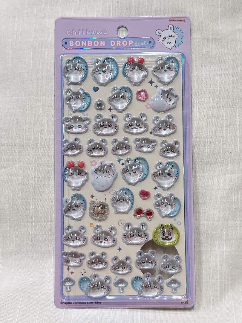 ちいかわボンボンドロップシール3点＆ちいかわメルティシュシュシール