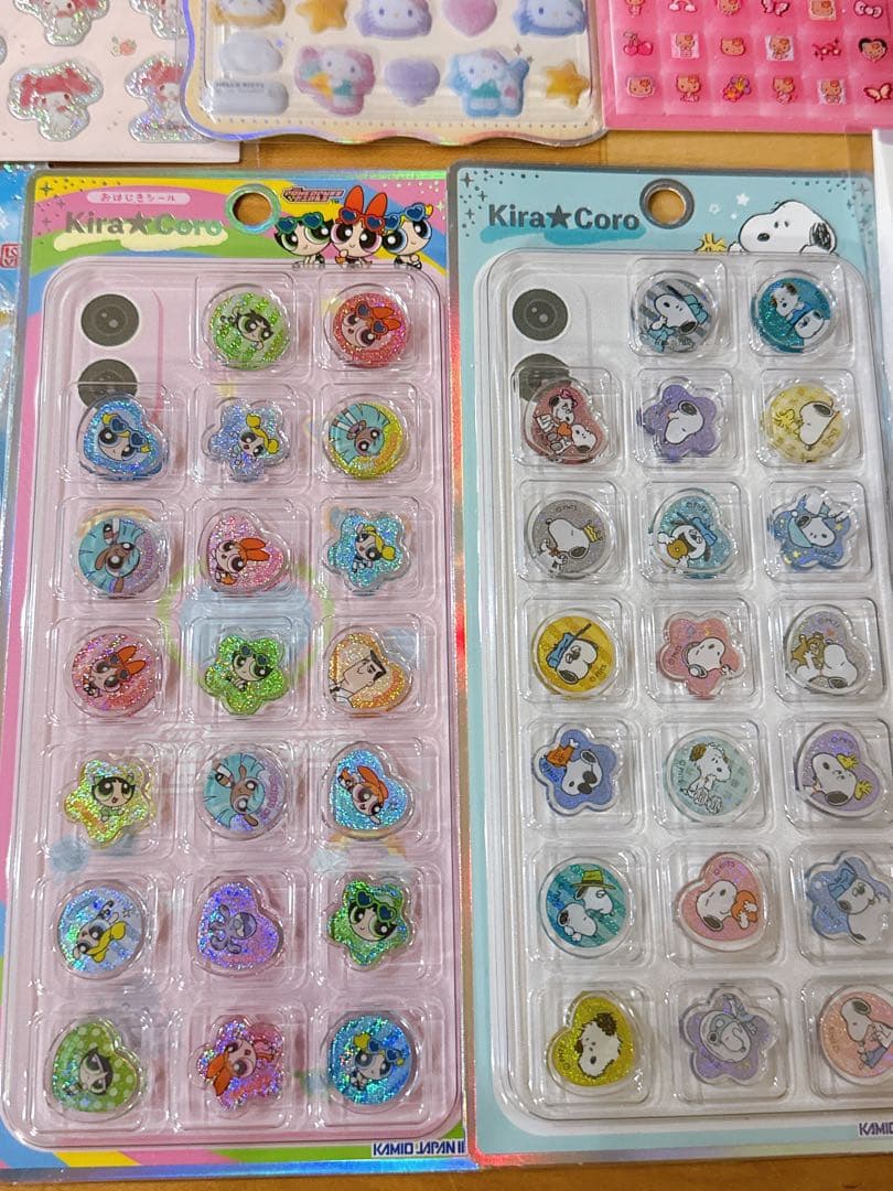 人気シール13枚セット販売　うるちゅるジュエルプチドロップおはじきタイルシール