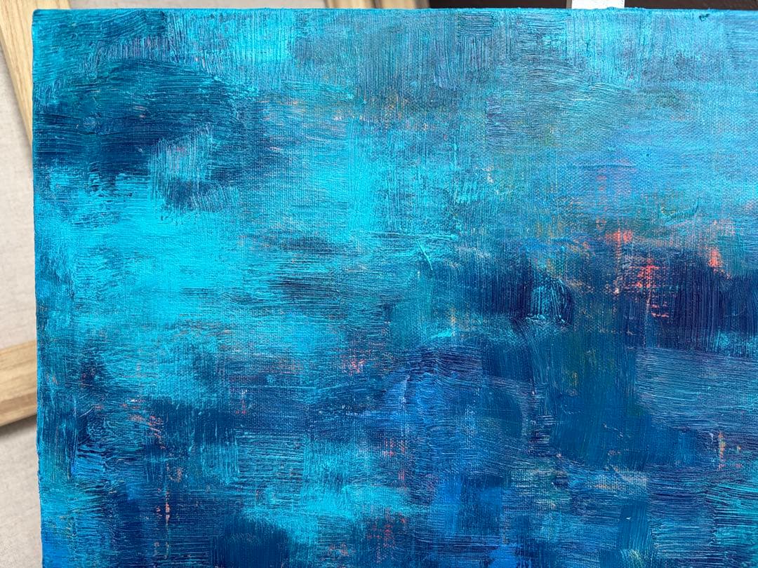 【最終価格】絵画　油絵　原画　抽象画　現代アート　F8