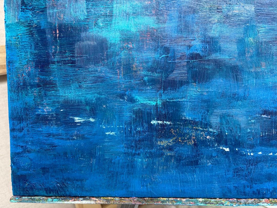 【最終価格】絵画　油絵　原画　抽象画　現代アート　F8