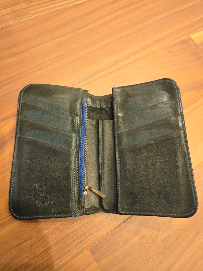 革蛸 財布 グリーン