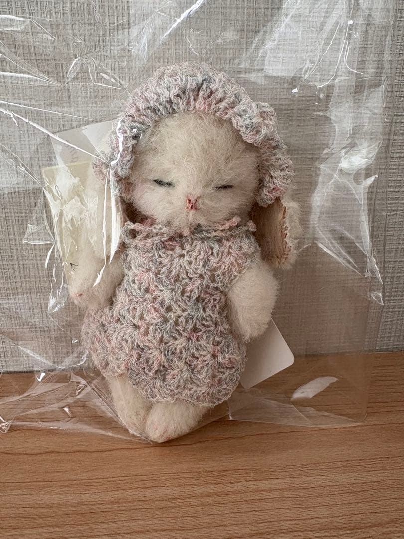 テディベア 加茂美智子様作品 うさぎちゃん ハンドメイド ぬいぐるみ