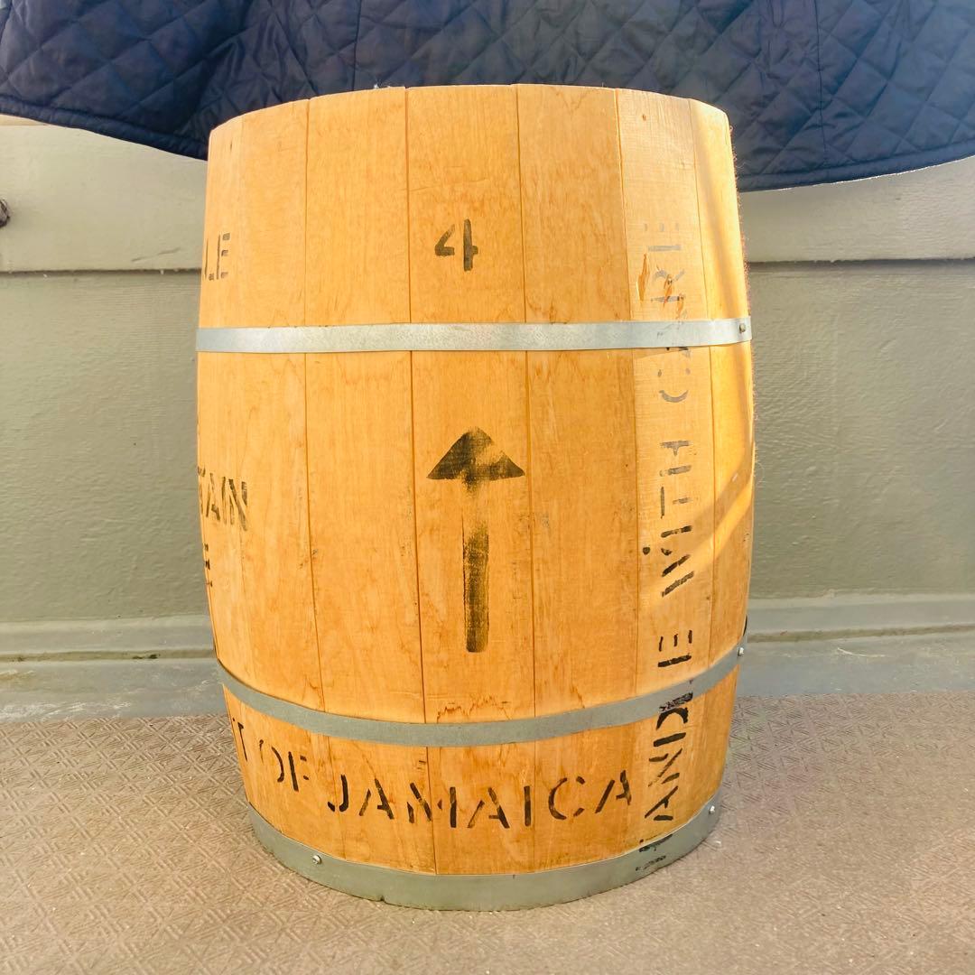 ③ 特大　ジャマイカ　ブルーマウンテン　コーヒー　バレル　珈琲　テーブル　ゴミ箱