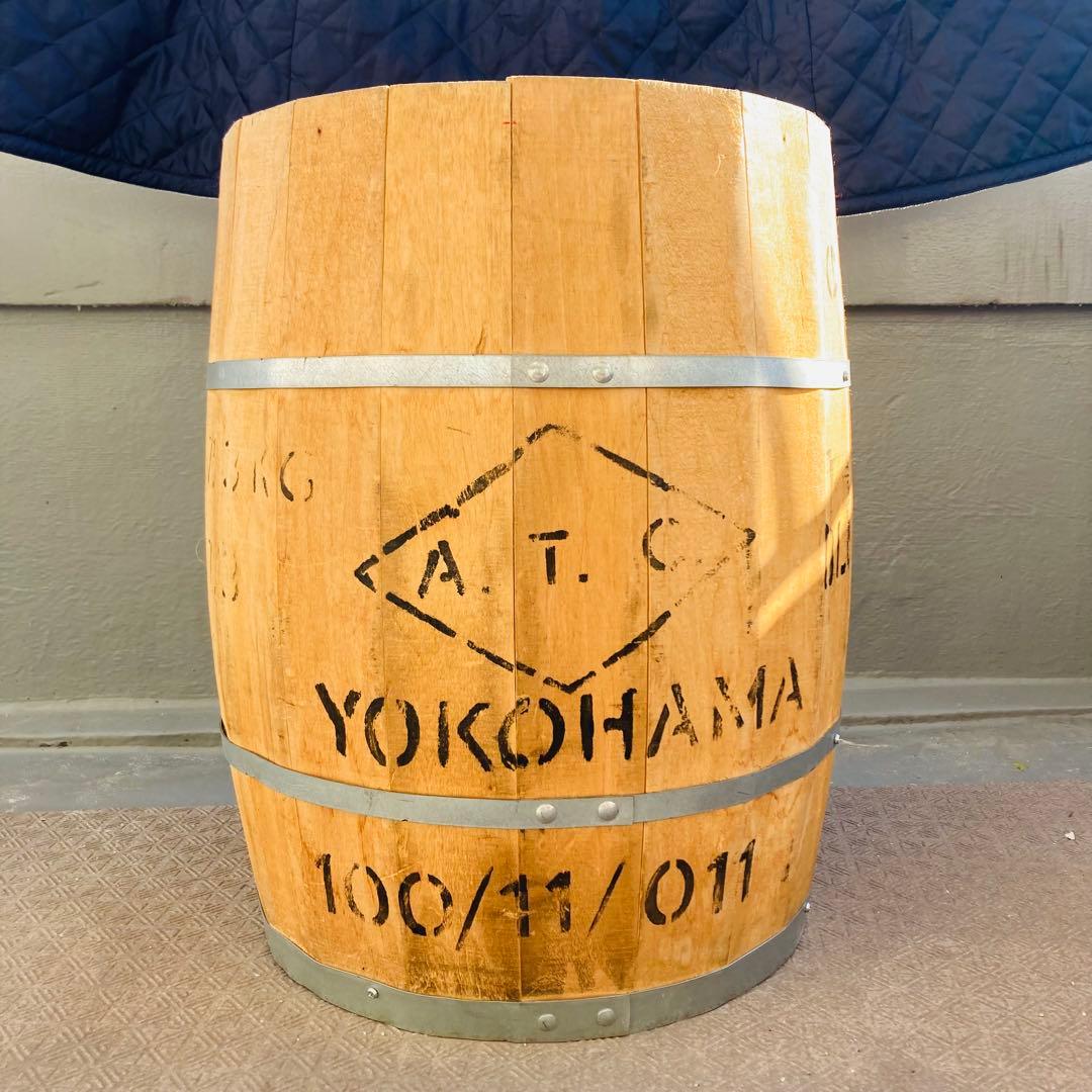 ③ 特大　ジャマイカ　ブルーマウンテン　コーヒー　バレル　珈琲　テーブル　ゴミ箱