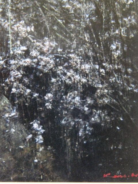 堀 研、【神原枝垂桜】、希少画集画より、状態良好、新品高級額装付