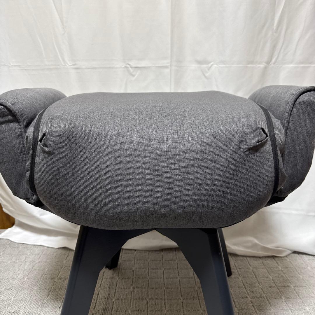 B098 回転式 ファブリックチェア ハイバック リクライニング アイリス