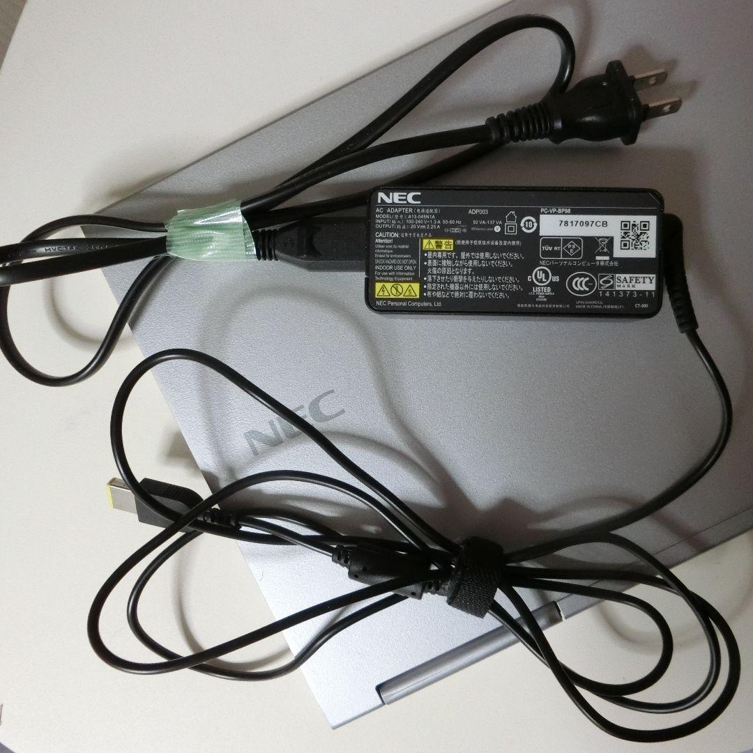 NEC 2in1 タッチパネル PC Windows 11 中古