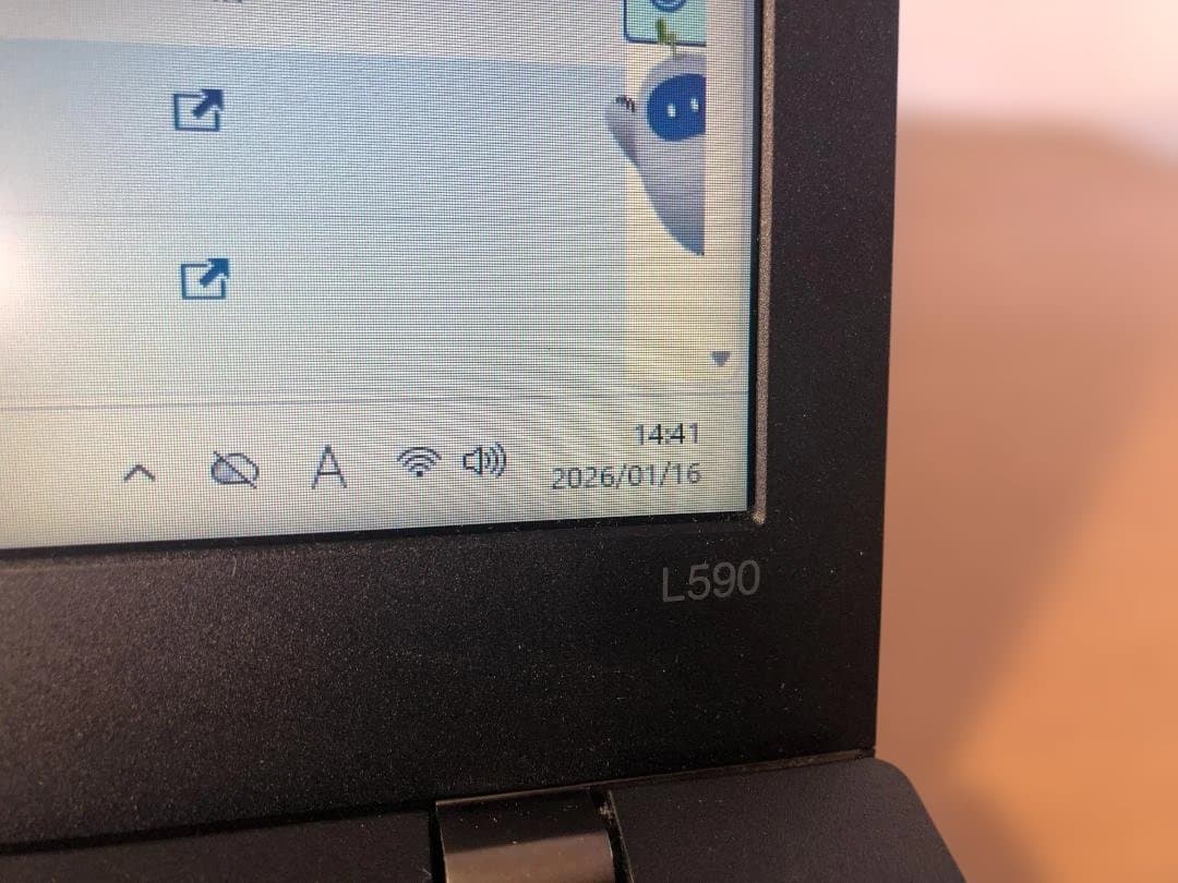 ThinkPad L590 Corei5 8GB SSD256GB win11⑬