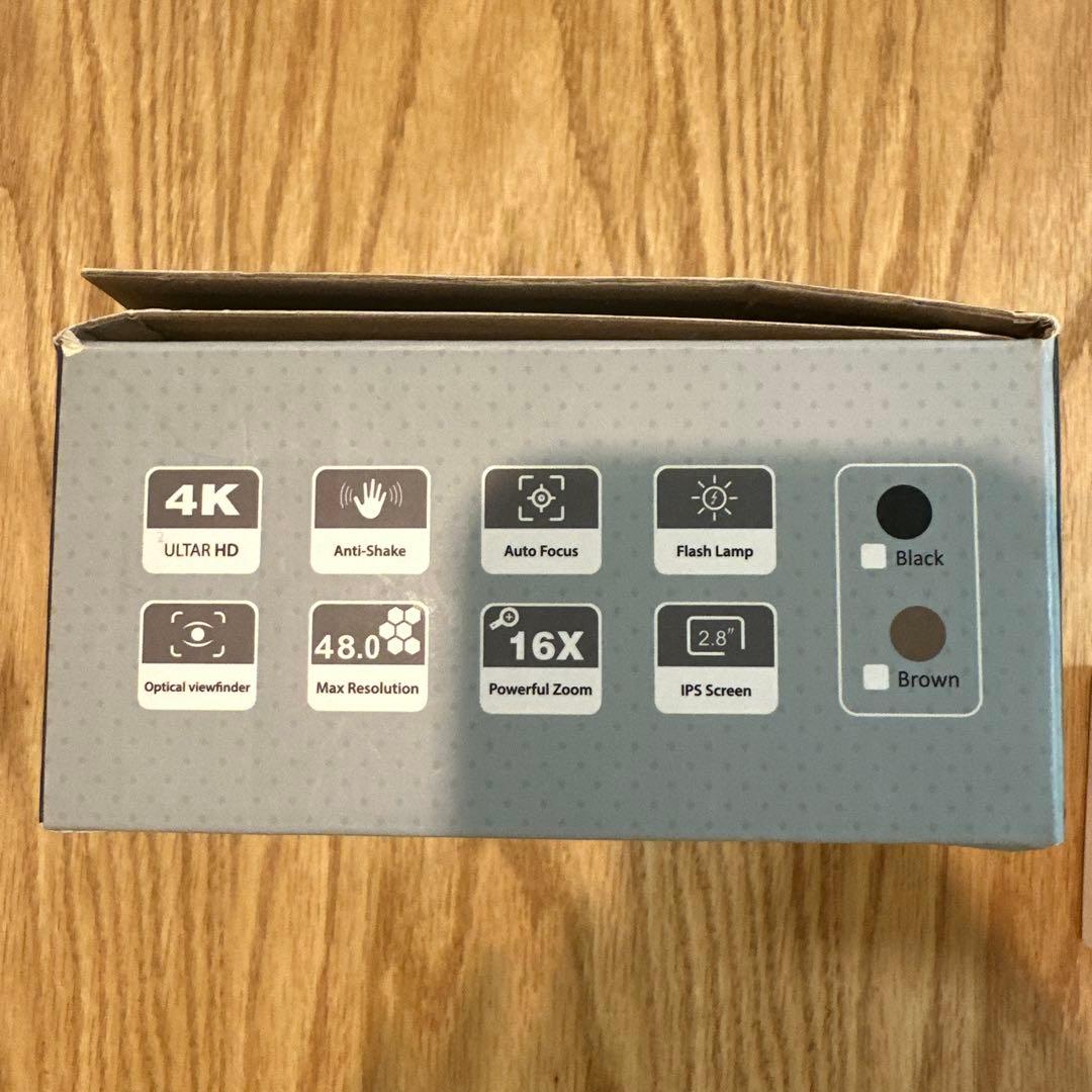 4K Ultra HD デジタルカメラ シルバー/ブラック