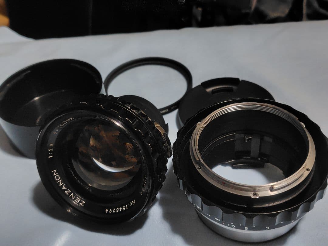 銘玉 ZENZANON 100mm F2.8、ヘリコイド付き