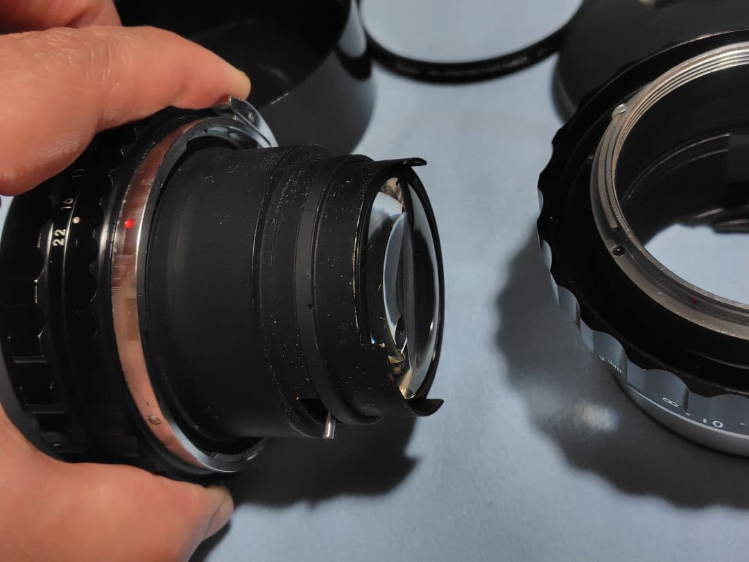 銘玉 ZENZANON 100mm F2.8、ヘリコイド付き