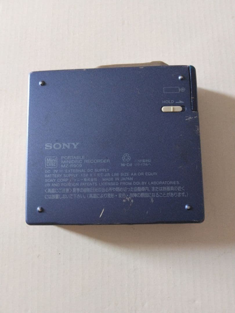 ◇◆ソニー SONY MDウォークマンMZ-R909 動作品◇◆