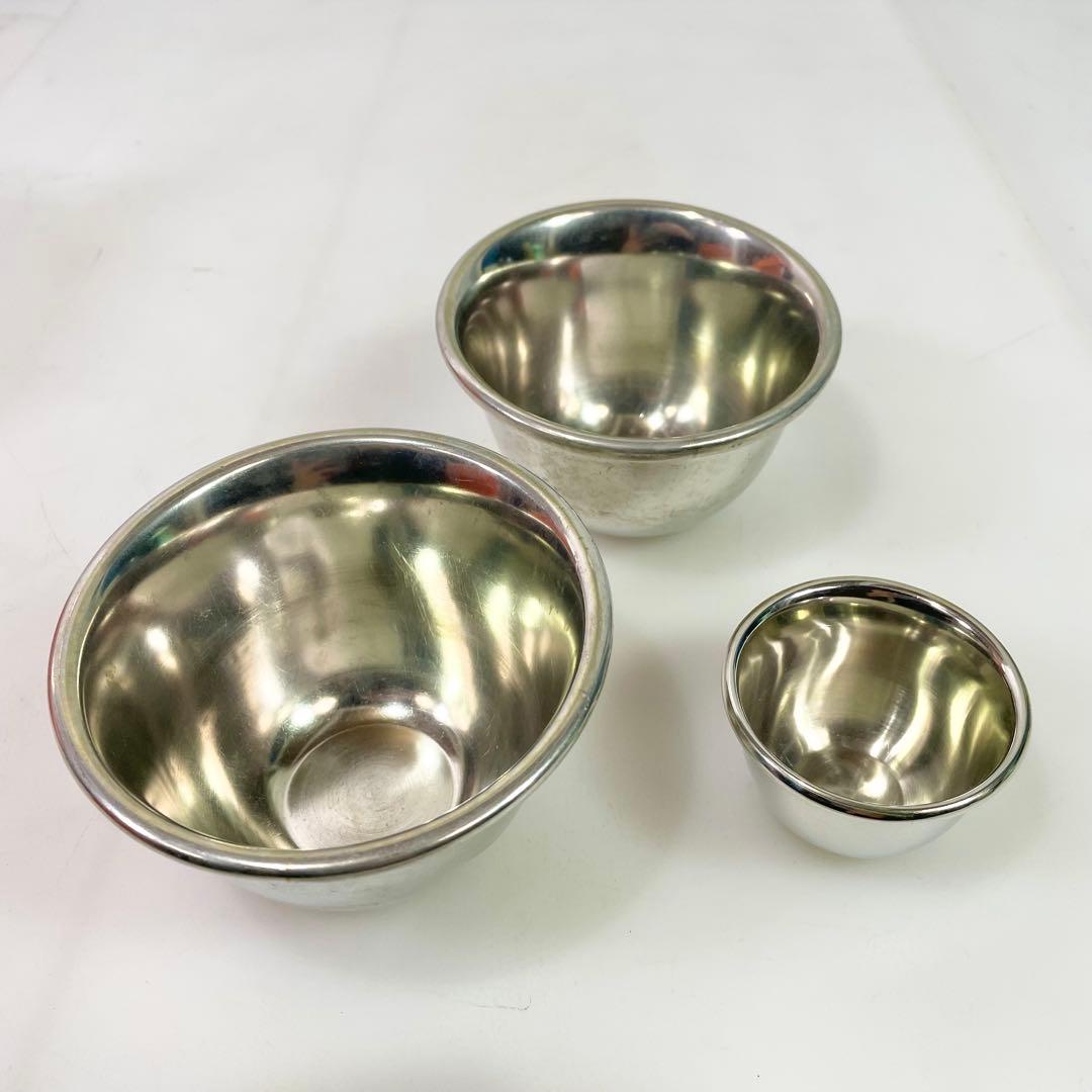 ◎ 希少 HERMES エルメス 錫製 ボウル 3個 セット