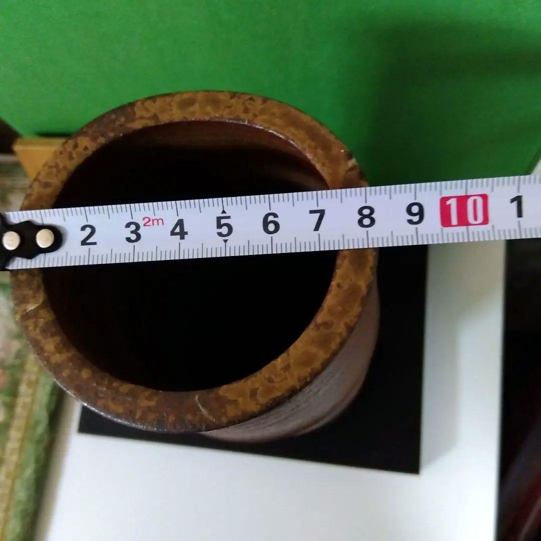 未使用品　備前焼　花瓶　花入　フラワーベース