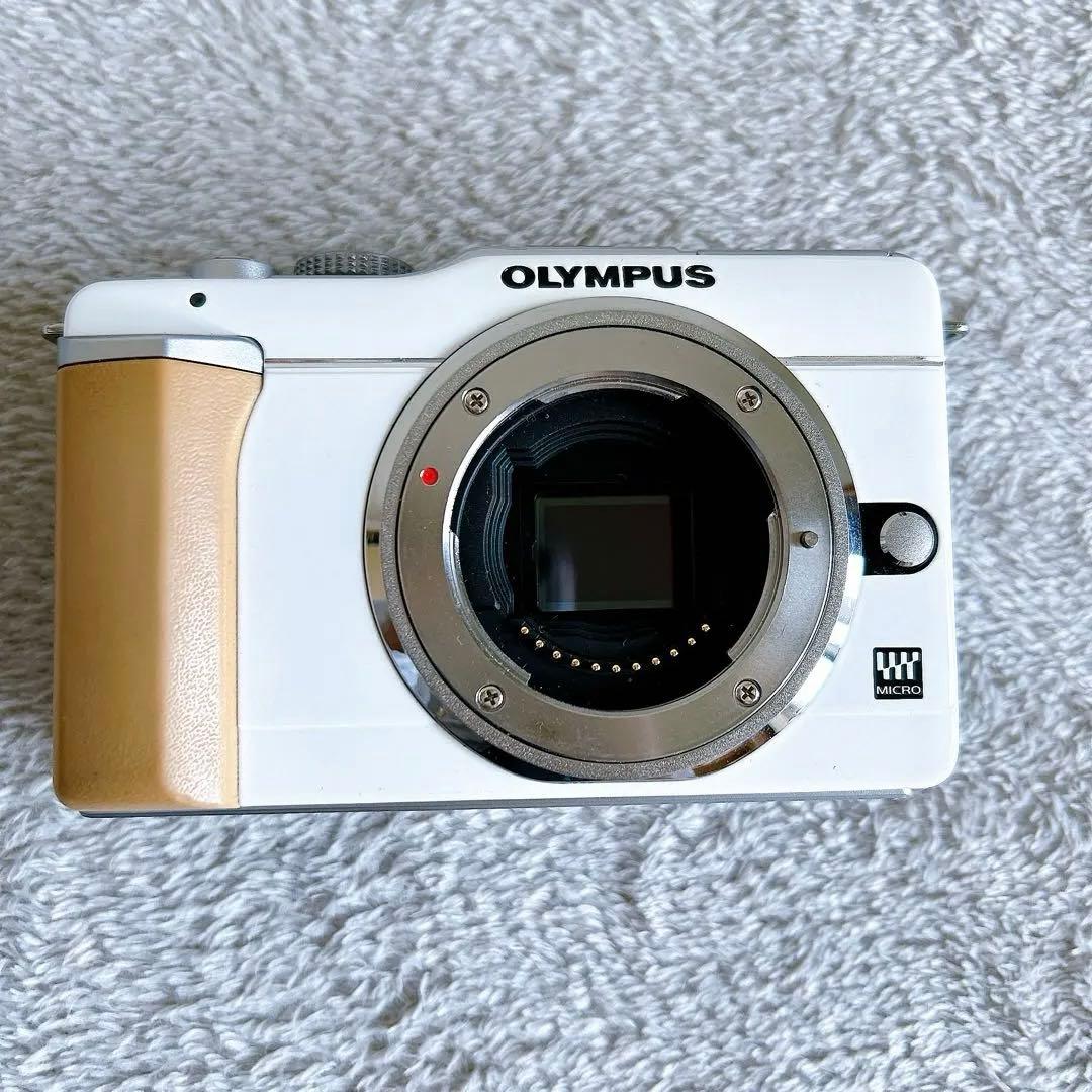 OLYMPUS E-PL1 ミラーレス一眼カメラ バッテリー 説明書付き