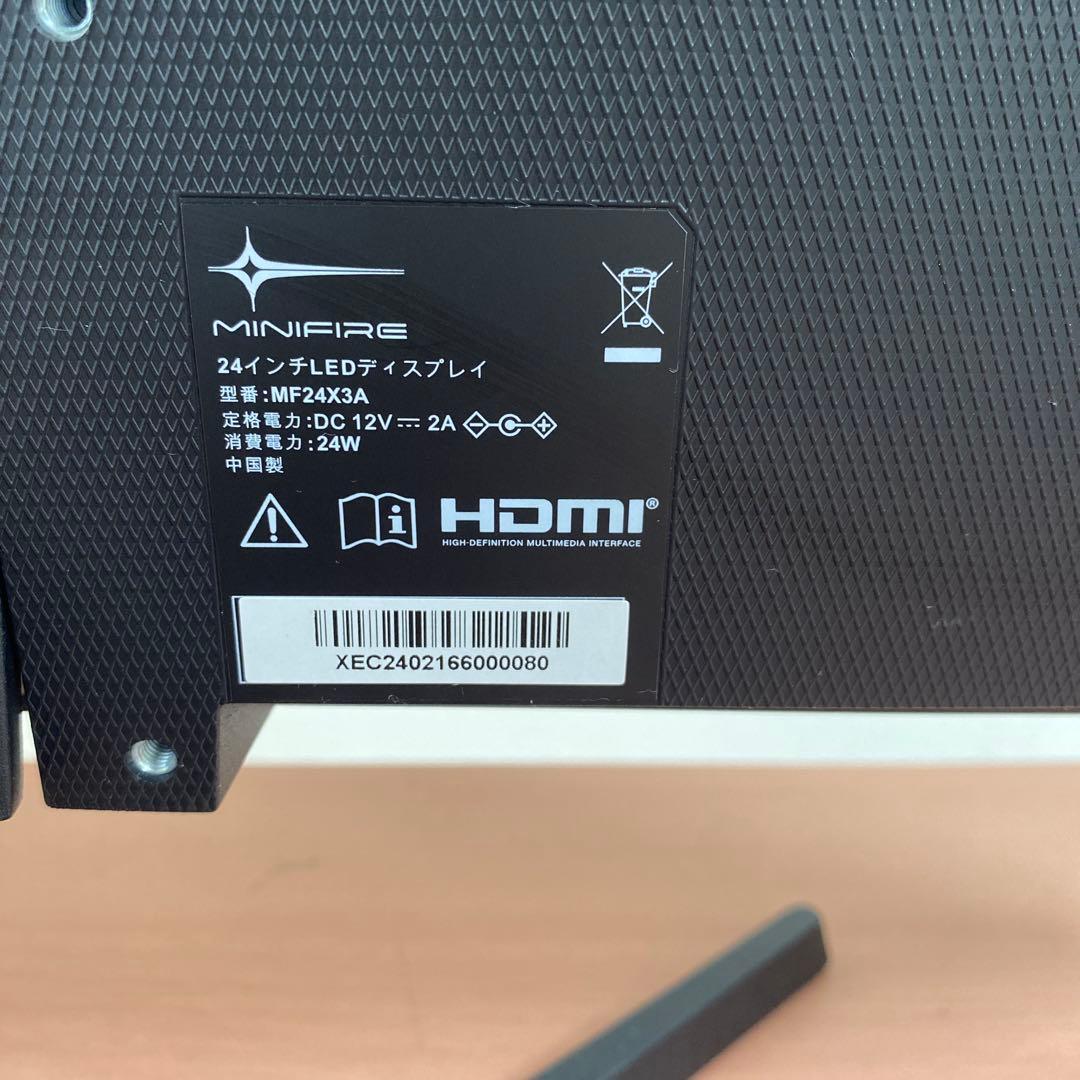 Minifire 24インチ ゲーミングモニター 100Hz (MF24X3A）
