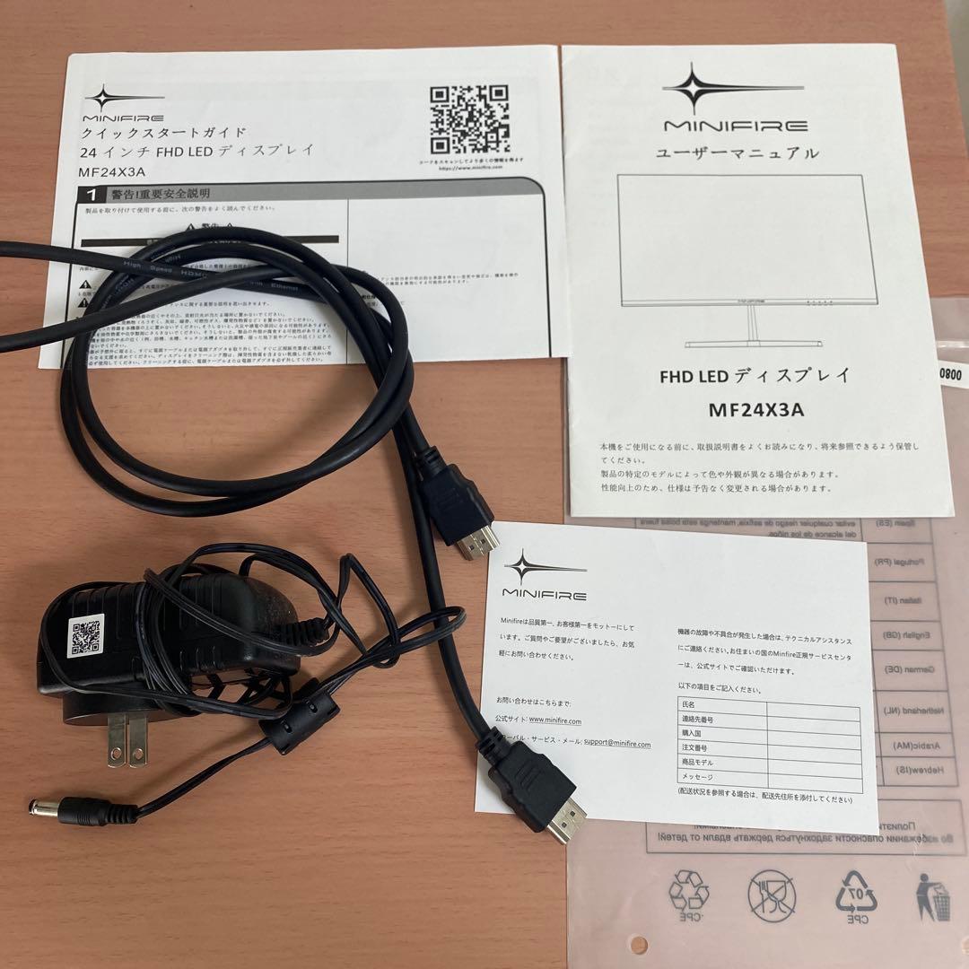 Minifire 24インチ ゲーミングモニター 100Hz (MF24X3A）