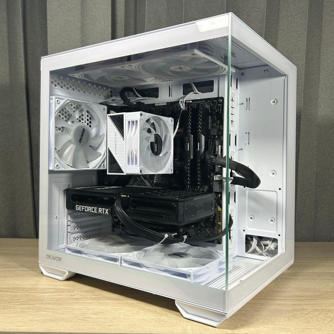 高性能 白 ゲーミングPC RTX3060 Windows11 ワイルズ快適