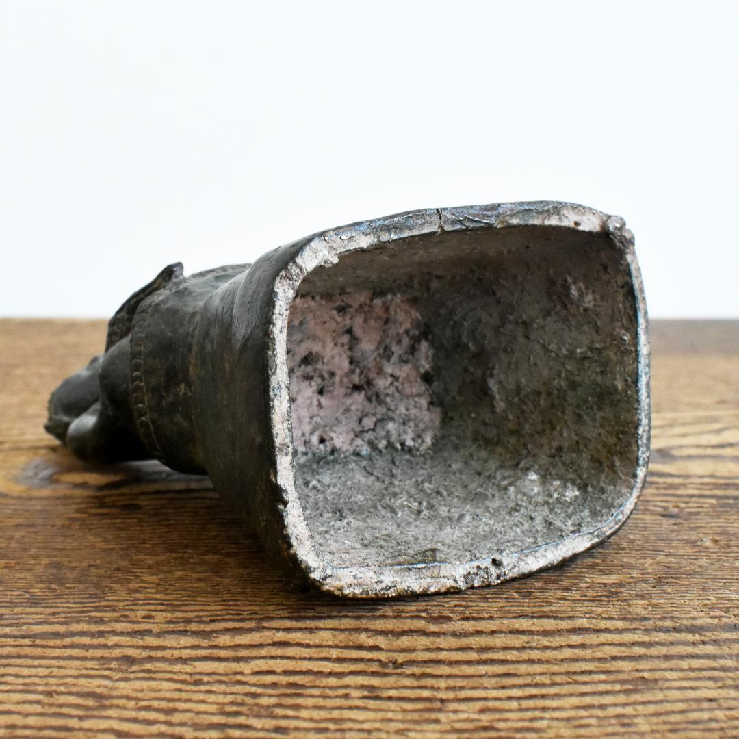 17世紀 東南アジア ラオス ランサーン王朝期 青銅製仏像 /古銅/鋳造/金銅仏