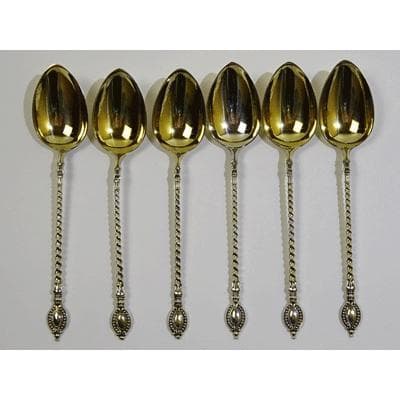 コーヒースプーン ６本セット クラシカルデザイン