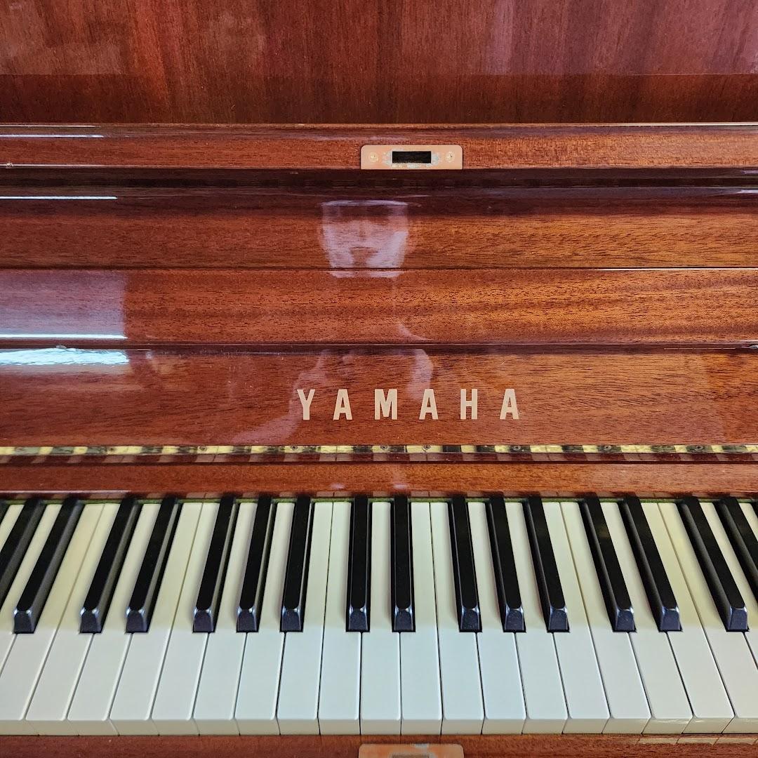 YAMAHA W106B アップライトピアノ 猫脚 木目 椅子付き ヤマハ