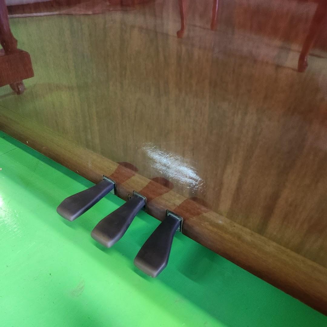 YAMAHA W106B アップライトピアノ 猫脚 木目 椅子付き ヤマハ