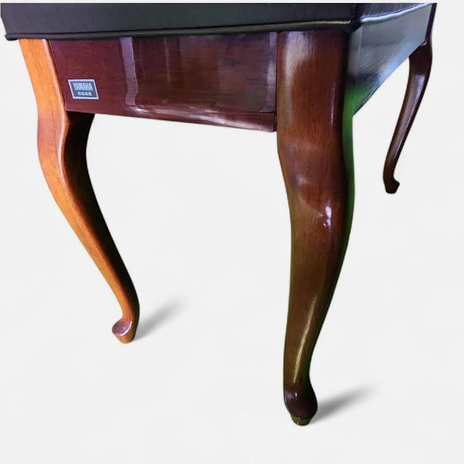 YAMAHA W106B アップライトピアノ 猫脚 木目 椅子付き ヤマハ