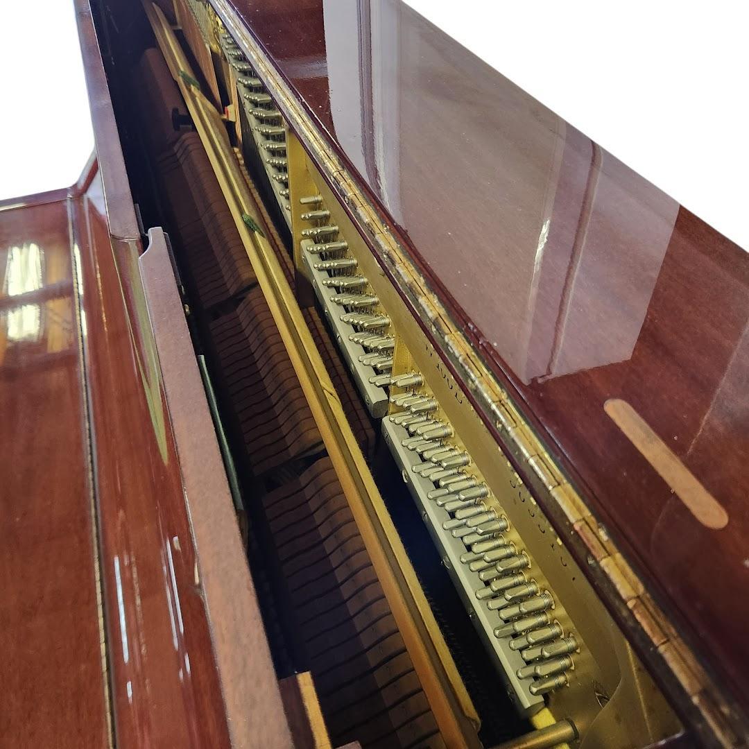 YAMAHA W106B アップライトピアノ 猫脚 木目 椅子付き ヤマハ