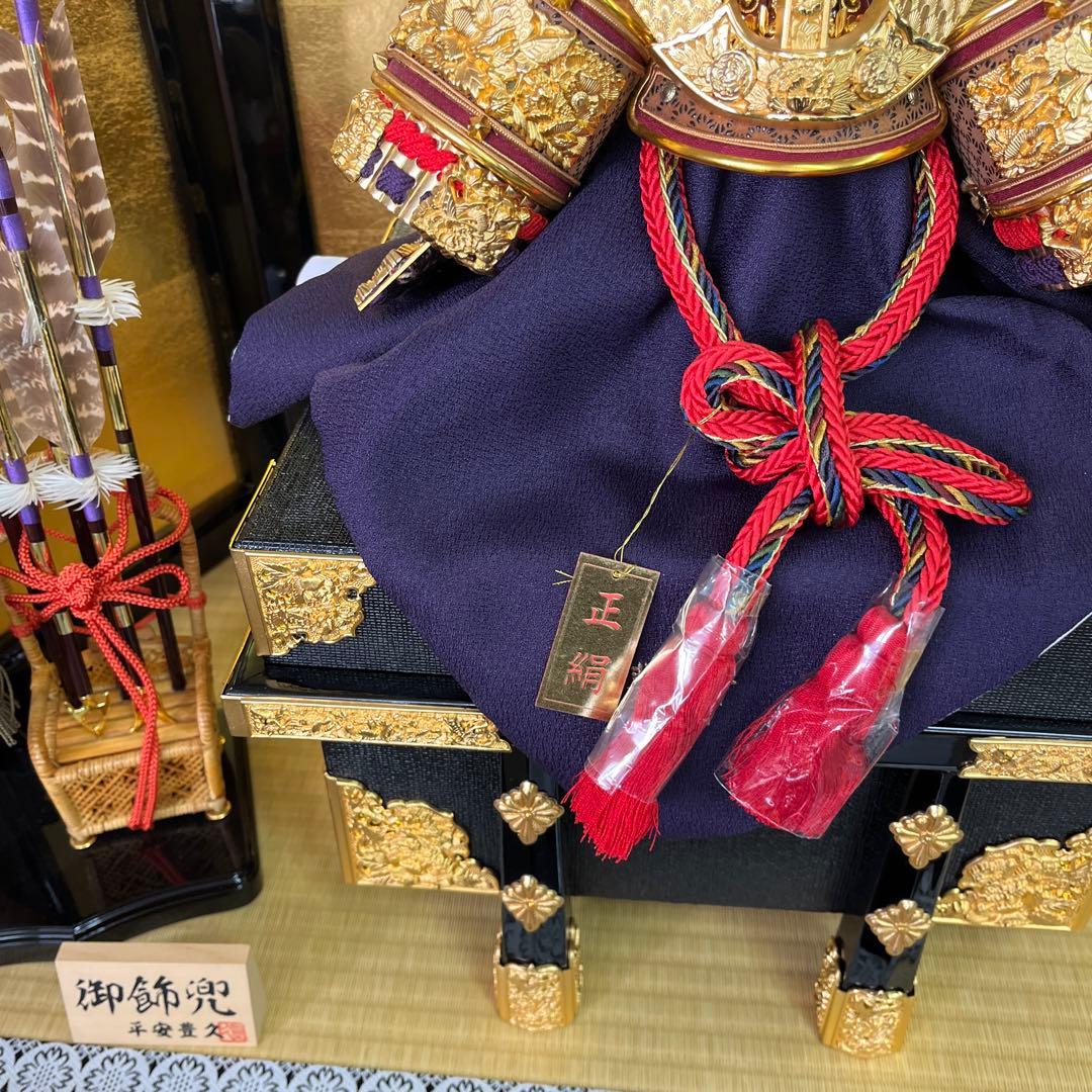 わかさや人形店閉店処分　全品9割引き金色兜