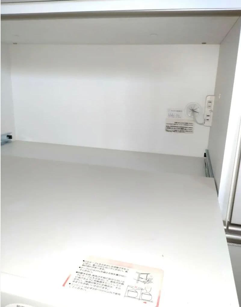 未使用 ホワイト 食器棚 大容量