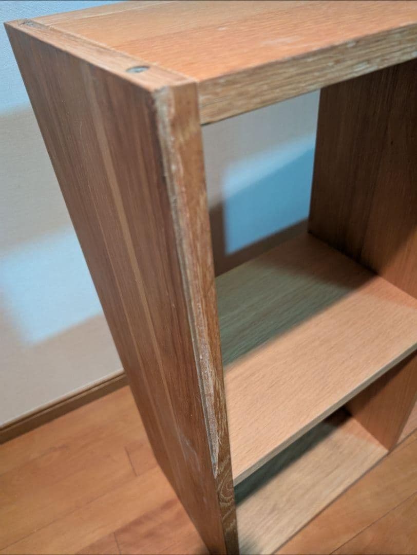 ミ*ナ様 《送料込》無印良品 スタッキングシェルフ 2×2 引出付 棚 収納