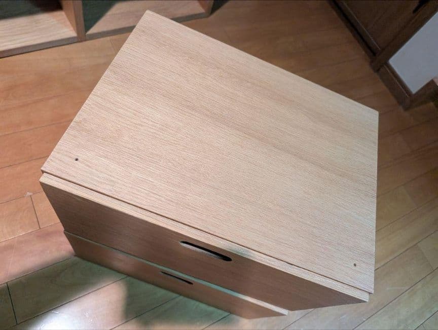 ミ*ナ様 《送料込》無印良品 スタッキングシェルフ 2×2 引出付 棚 収納