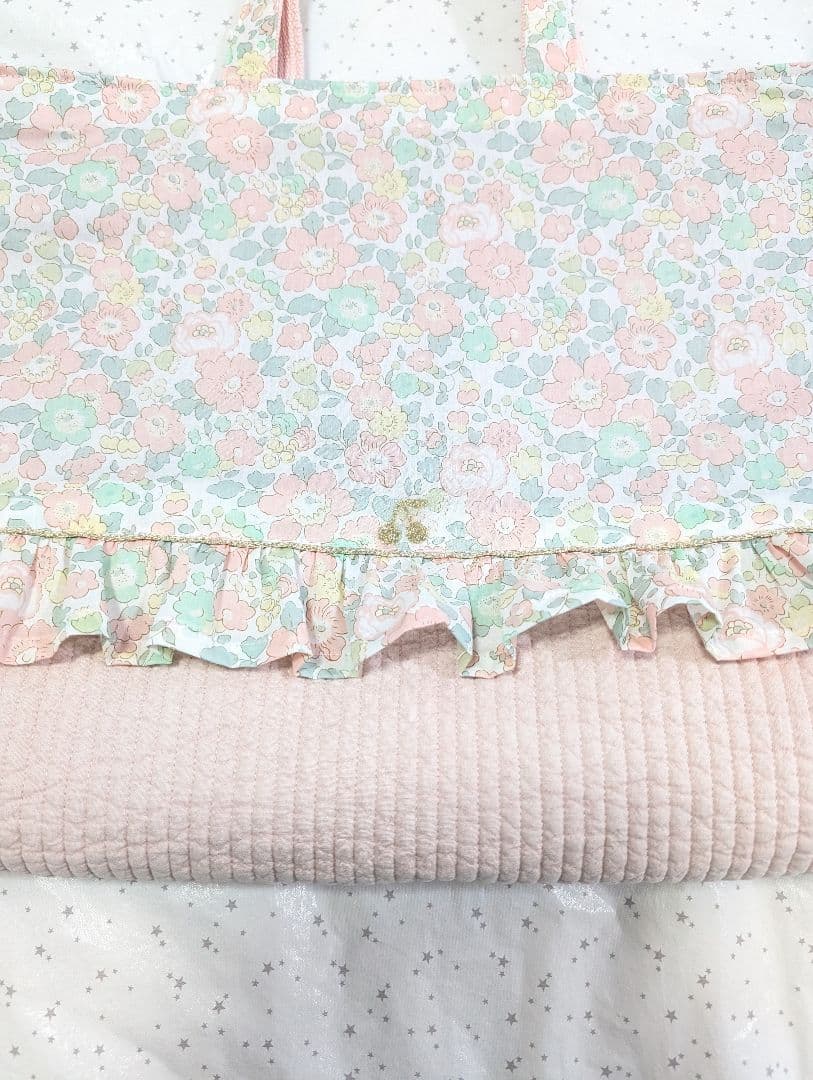 リバティ　レッスンバッグ上履き入れ体操服袋 ハンドメイド　ベッツィ×ヌビ