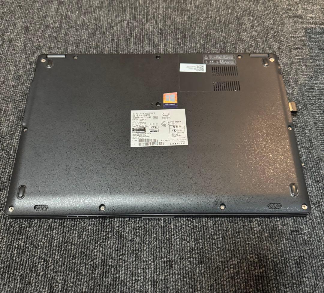 LIFEBOOK U938/S⭐︎SSD512GBメモリ8GB⭐︎バッテリー新品③