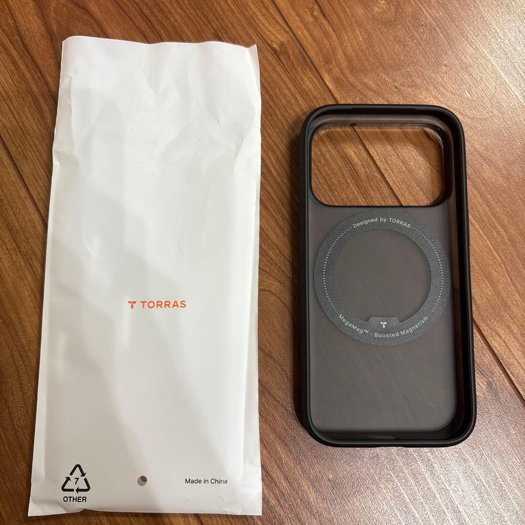 TORRAS ブラック iPhone17 proケース マグネット対応