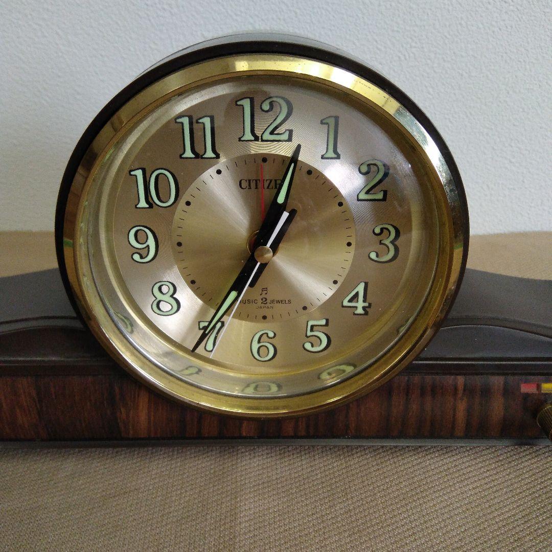 ♥️CITIZEN.置き時計.「La Paloma.」ヴィンテージ中古品♥️