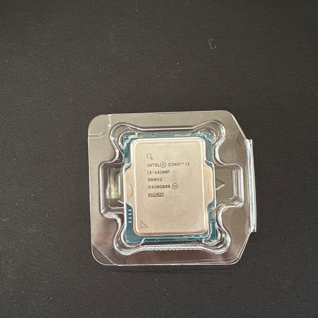 Intel Core i3-14100F 動作確認済み CPU